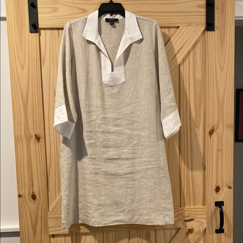 Karen Kane Linen Dress size large NWT
